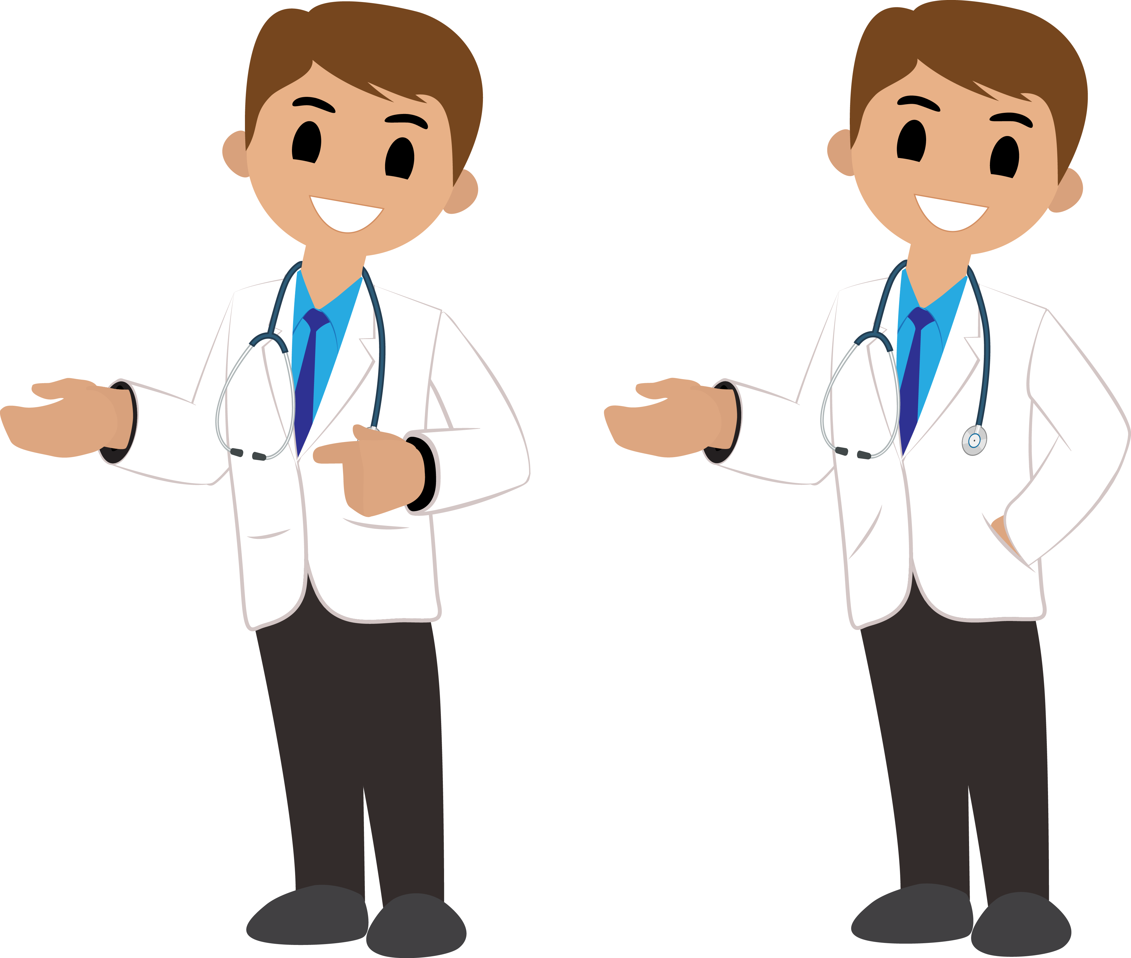 Stethoscope Physician - Transparent Doctor Vector (3897x3303)
