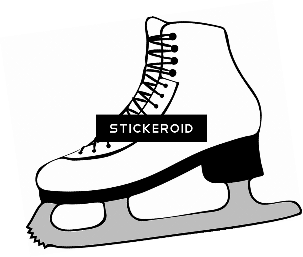 Ice Skates Sport - Ice Skate Png (985x837)