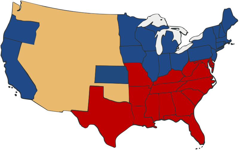 The American Civil War - Union And Confederate Colonies (800x502)