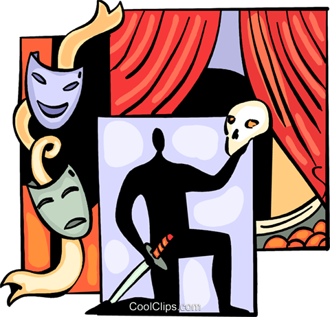 Acting Clipart - Clipart Attore (480x462)