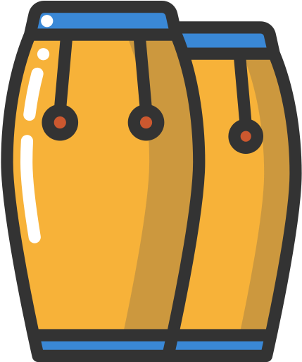 Conga Png File - Cartoon Percussion Instrument Png (512x512)