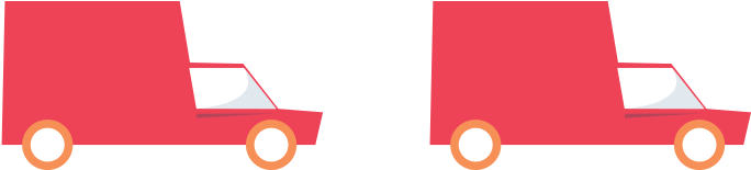 Vans Clipart Red Van - Graphic Design (684x276)