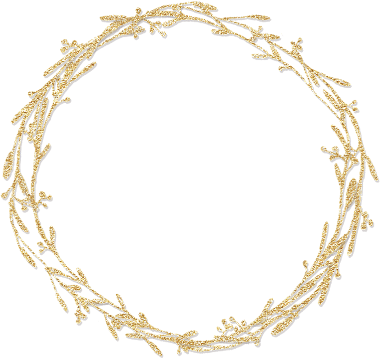 #branches #glitter #gold #wreath #frame #freetoedit - Bracelet (1024x1024)