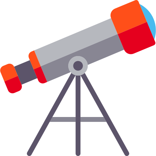 Tools And Utensils Observation Space Icon Size - Telescope Icon (512x512)