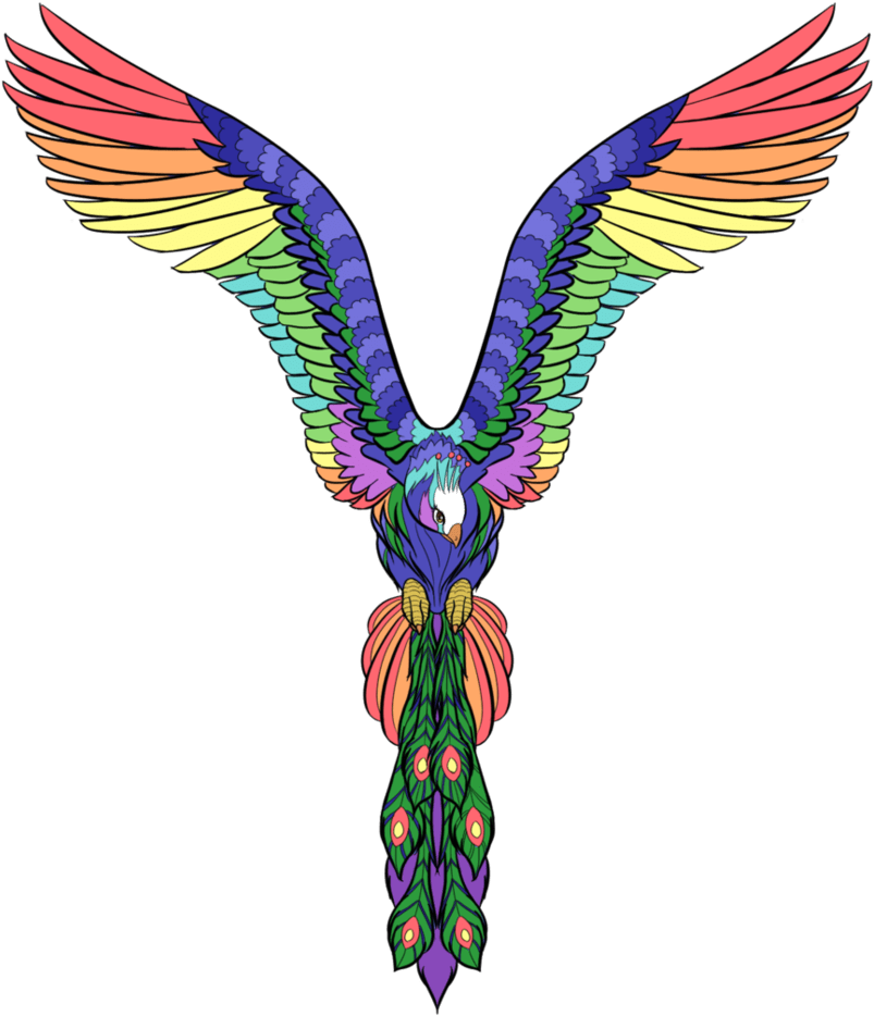 Bird Tattoo Drawing Png - Illustration (836x956)