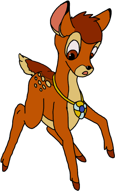 Bambi's Sudden Growth - Cartoon (900x800)
