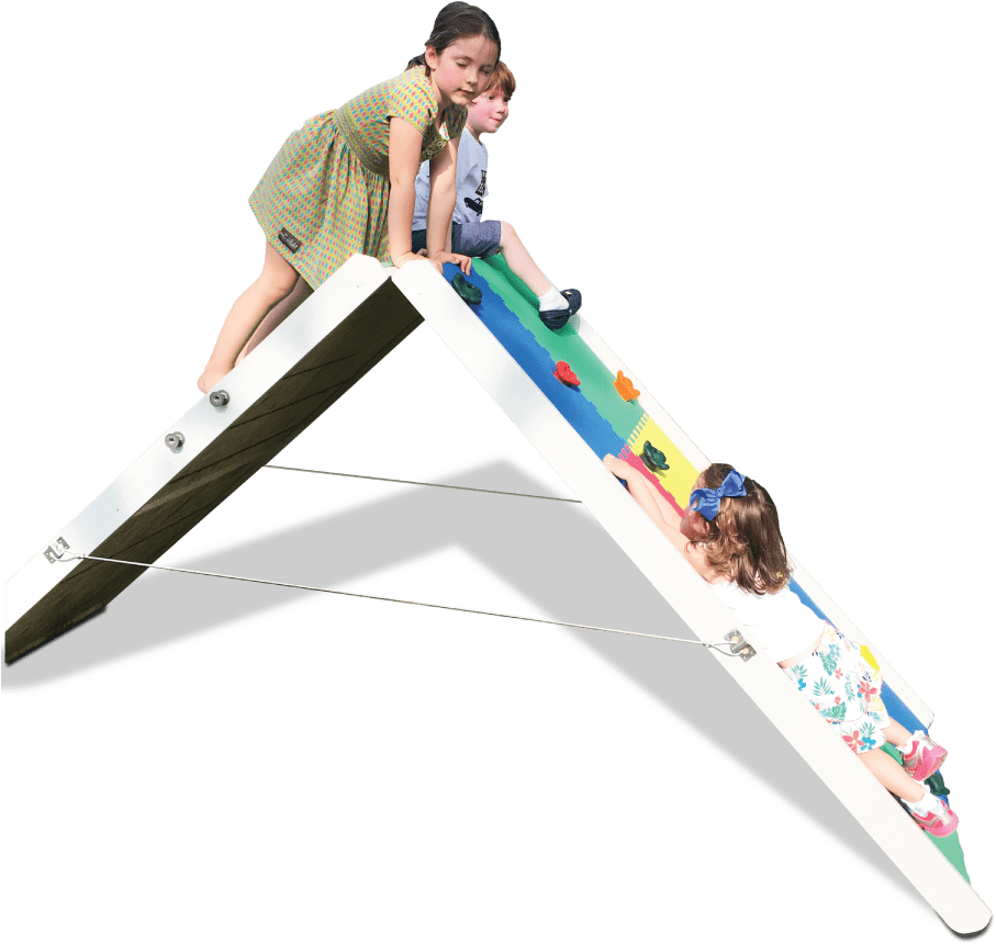 Indoor And Outdoor Kids Climbing Wall - Wood (910x1033)