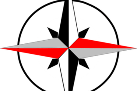South Clipart Compus - North South East West Clipart (450x300)