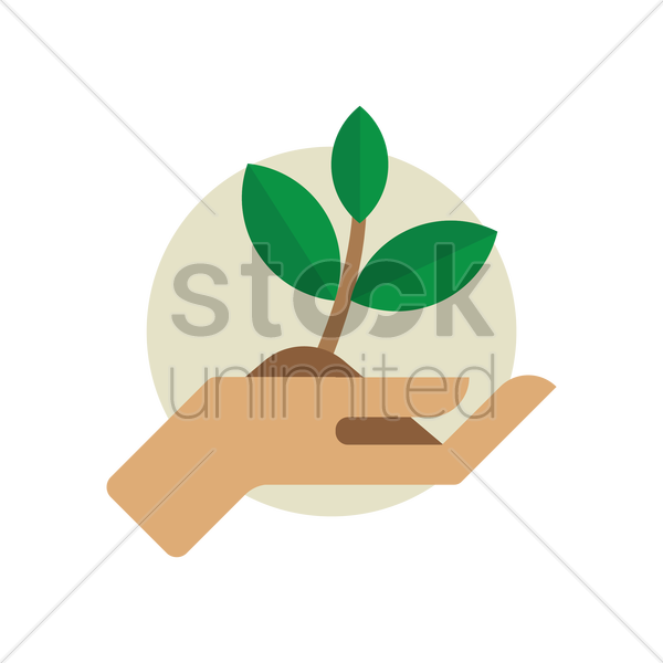 Hands Holding Plant Clipart Plants Clip Art - Plant In Hands Clipart (600x600)
