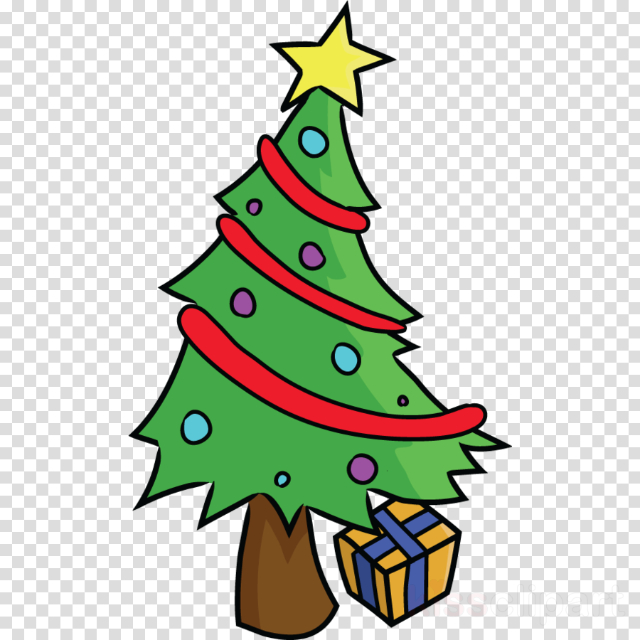Christmas Tree Cartoon Png Clipart Christmas Tree Christmas - Christmas Tree Cartoon Png (900x900)