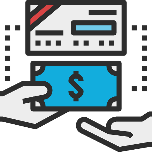 Bank Check Free Icon - Storage Luggage Icon (512x512)