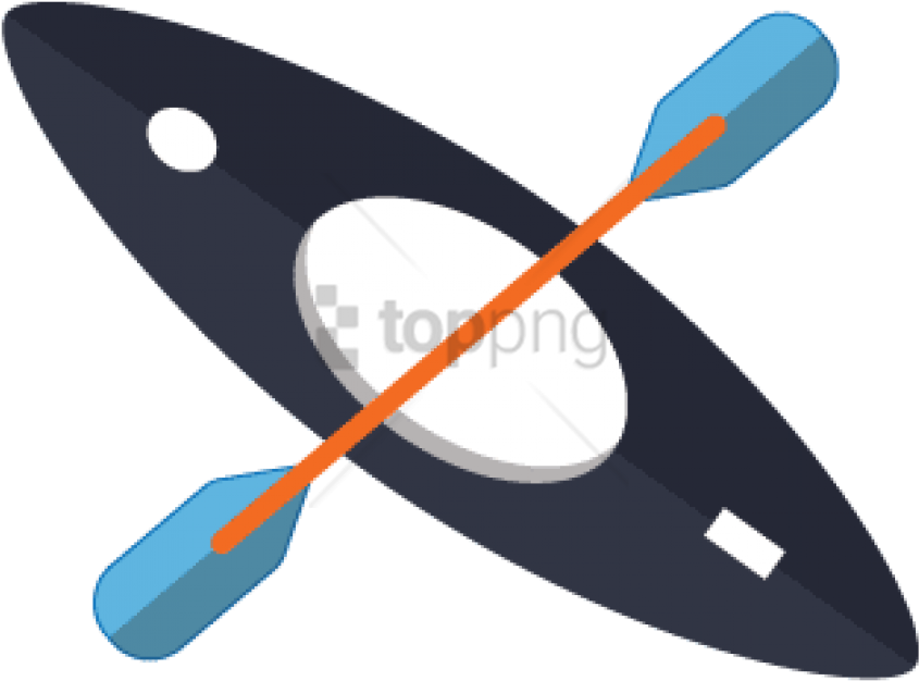 Free Png Download Kayak Top View Png Images Background - Paddle (851x629)