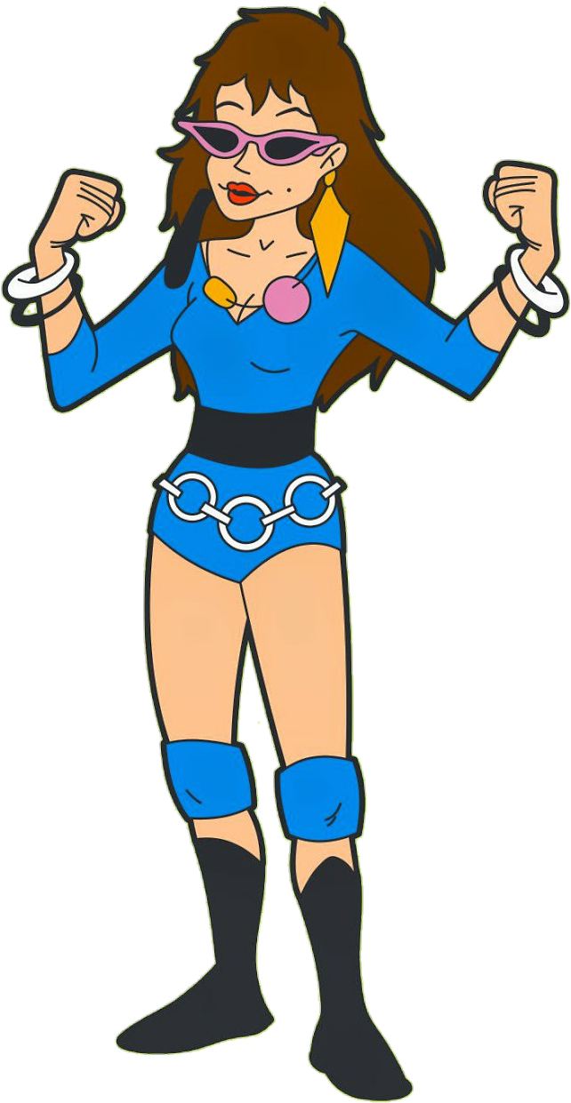 Hulk Clipart Female - Wendi Richter Rock And Wrestling (721x1348)