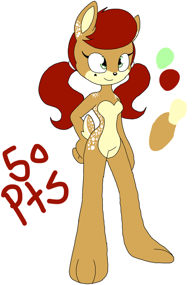 Sonic Adopt Female Deer Closed Smileverse On Deviantart - Cartoon (774x1032)