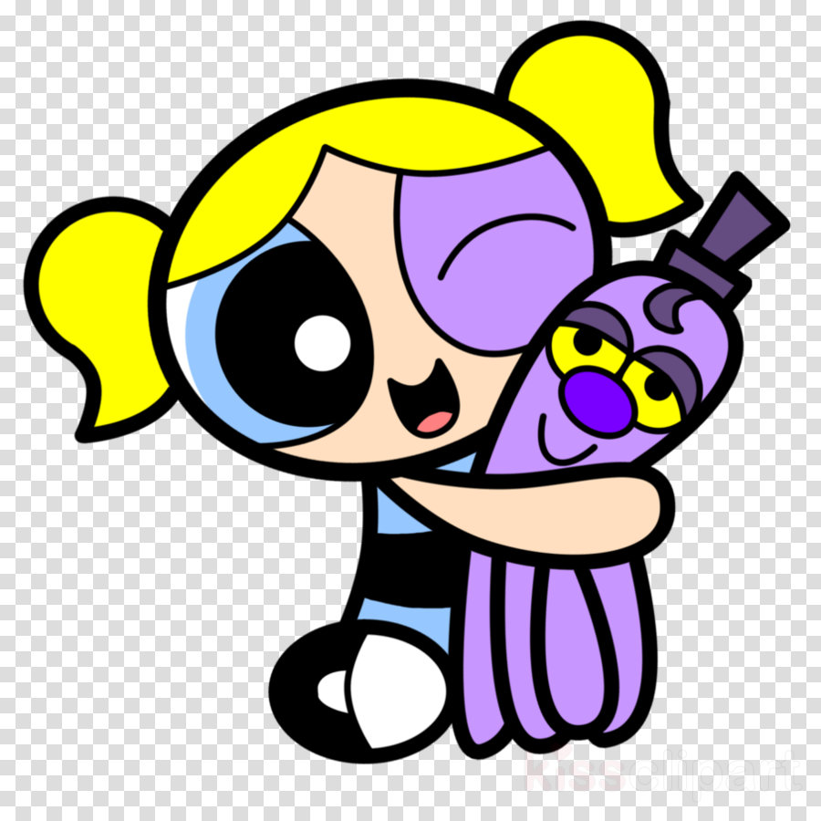 Powerpuff Girls Aesthetic Clipart Fuzzy Lumpkins Blossom, - Bubbles Powerpuff Girls Octi (900x900)