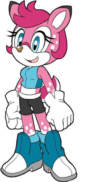 Chehaya Another Character Up For Auctionsale Png Sonic - Deer Sonic Fan Characters (437x812)