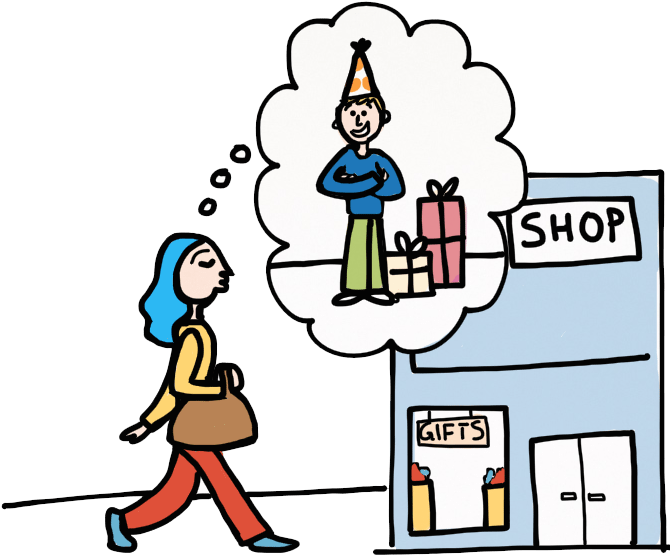 Red Onion And Salmon - Walk To Store Clipart (698x628)