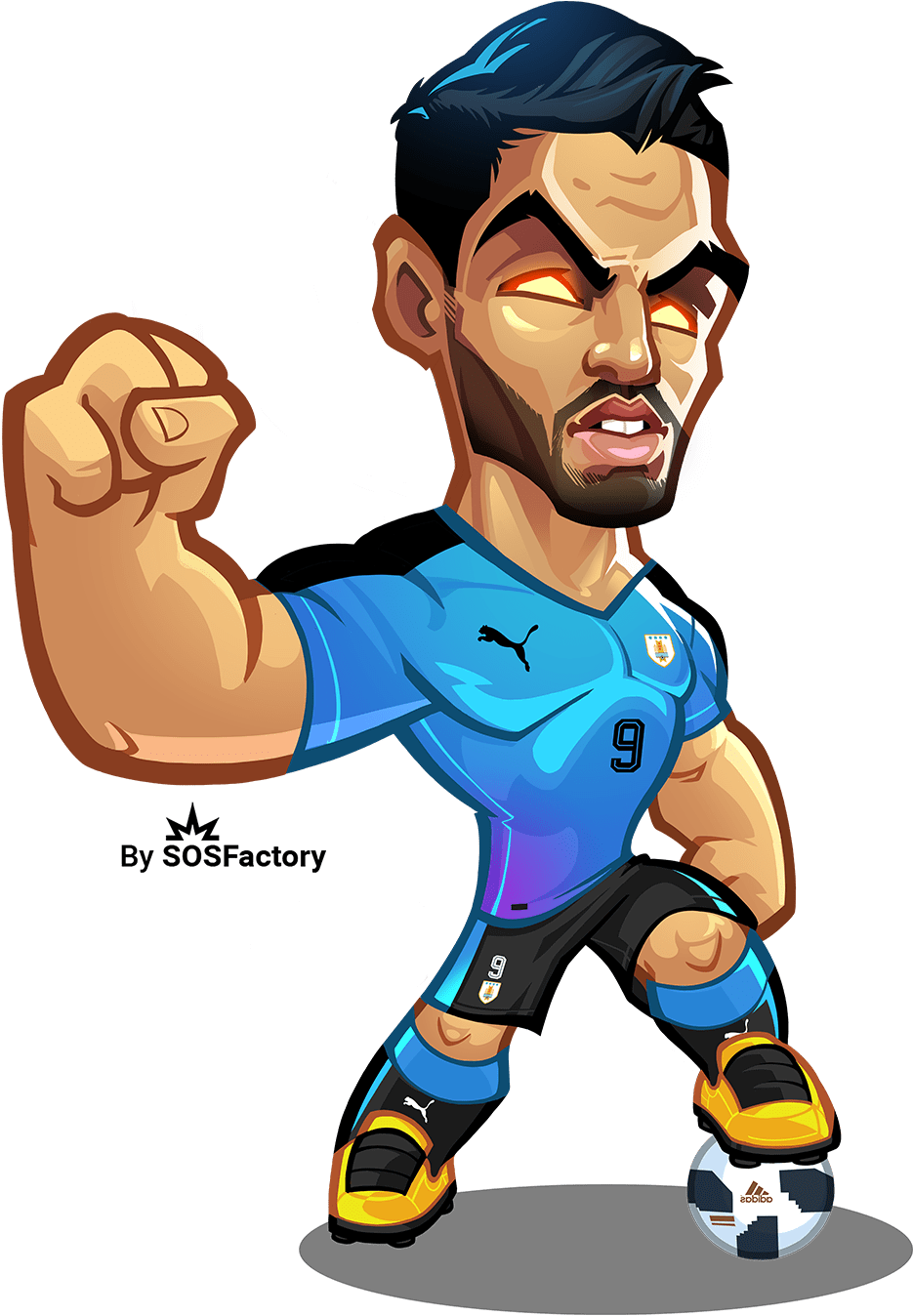 Spanish Football On Footballcenteral - World Cup Russia Mascotization Project (1000x1413)