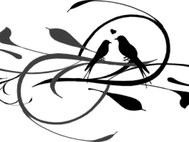 Love Birds Clipart Bridal Shower - Clip Art (640x480)