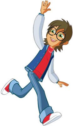 Bat Pat Character Martin Running - Rebeca Leo E Martim Bat Pat (400x400)