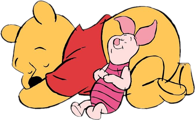 Winnie The Pooh Napping (674x416)