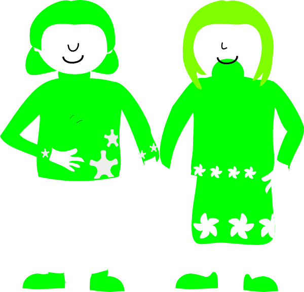 Girl Friends Clip Art - Importancia De Las Reglas Y Normas (600x577)