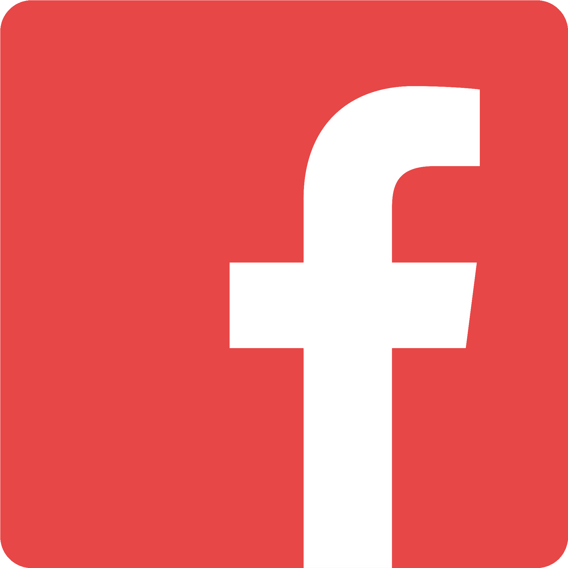 Facebook-icon Lot - Facebook Logo In Red (2000x2000)