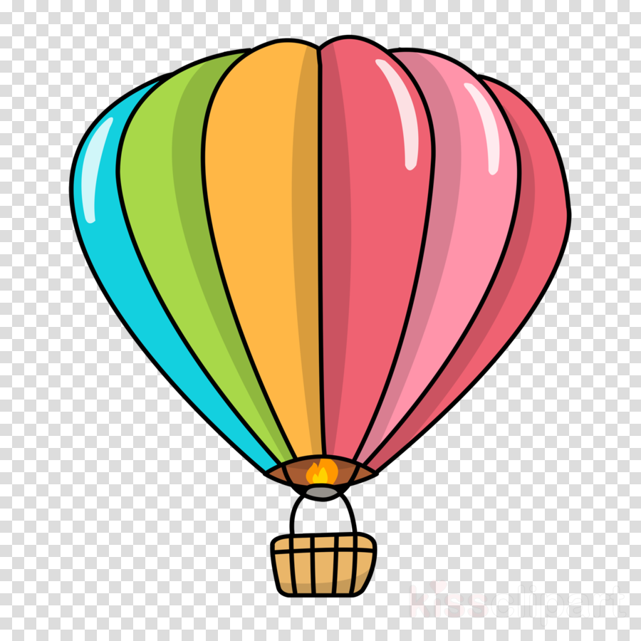 Hot Air Balloon Clipart Clip Art - Hot Air Balloon Cartoon Png (900x900)