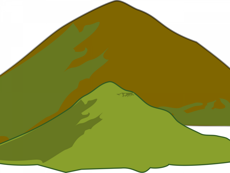 Download Mountain Clip Art - Stratovolcano (800x600)