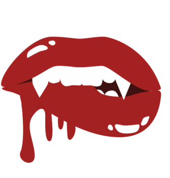 Vampire Biting Lips (350x349)