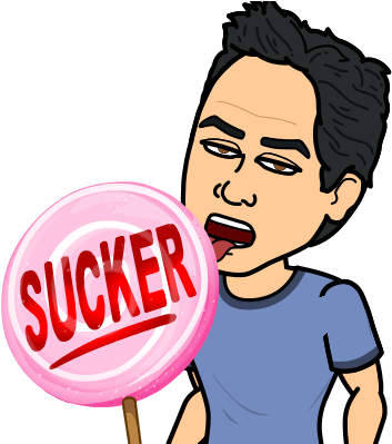 I'm A Sucker For 0% Interest Offers - Bitmoji Sucker (398x398)