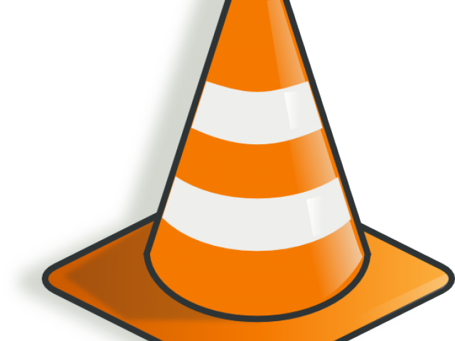 Cone Clipart Road Construction Site - Vlc Media Player (640x480)