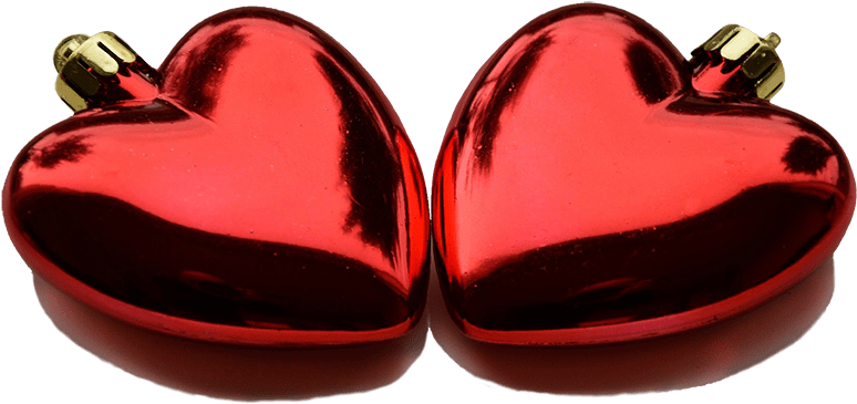 Merry Christmas With Hearts (886x588)