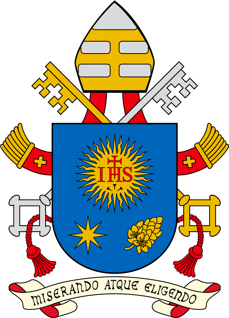 File - Insigne Francisci - Svg - Pope Coat Of Arms (800x1120)