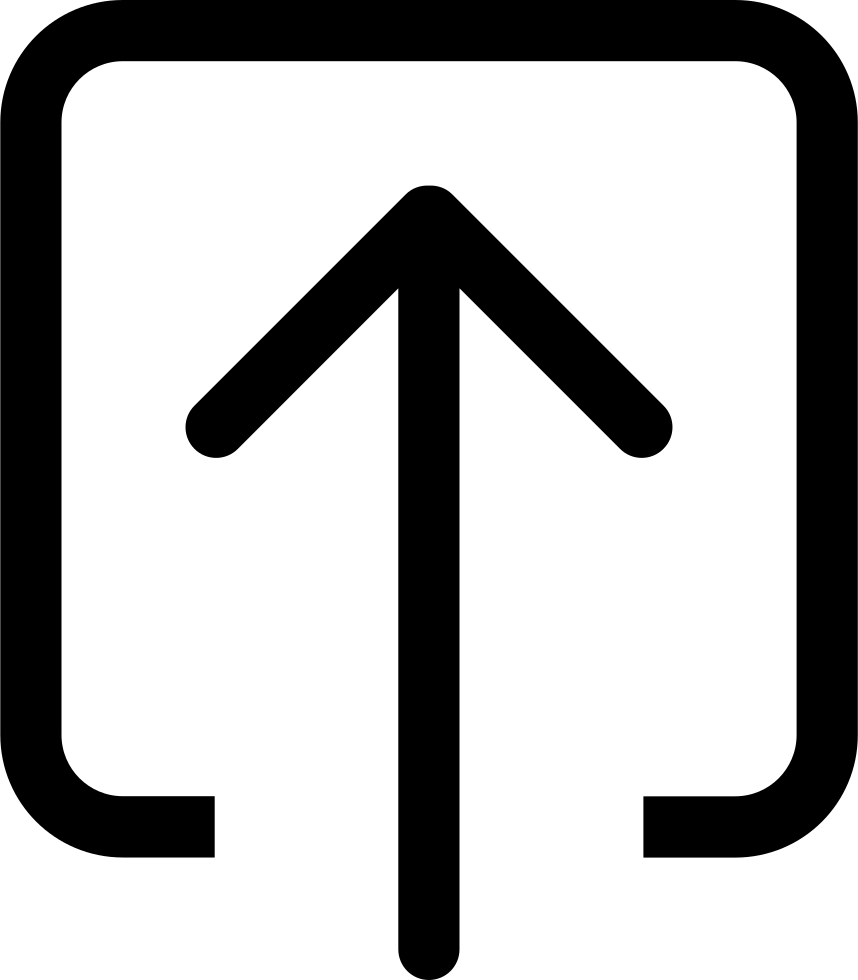 Envelope Clip Art Free - Top Arrow Icon Png (858x980)