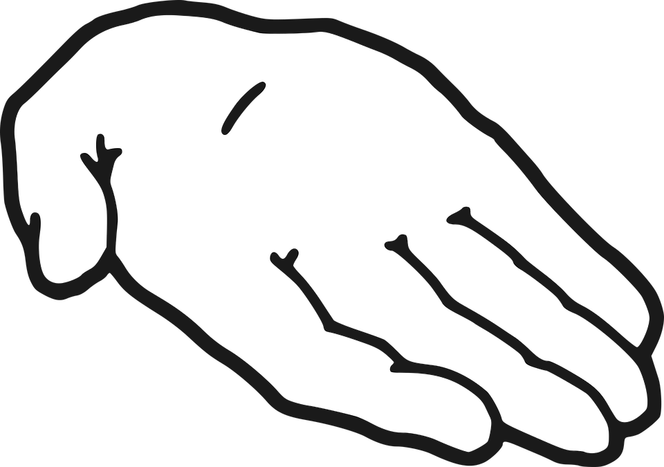 Collection Of Pictures Of Cartoon Hands - Hand Palm Clipart (960x675)