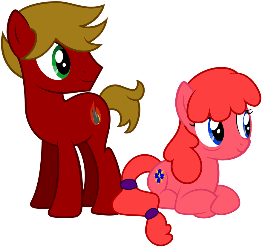 Iris And Flint Mustang By Pilot231 - Cartoon (946x845)