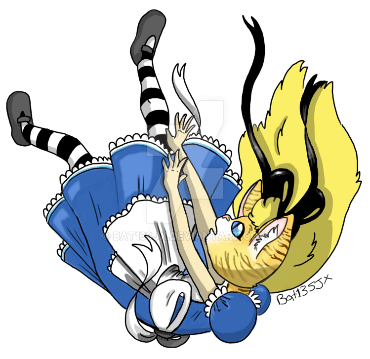 Alice Cat Falling Tshirt Design Bat13sjx Deviantart - Alice Cat Falling Tshirt Design Bat13sjx Deviantart (1024x1024)