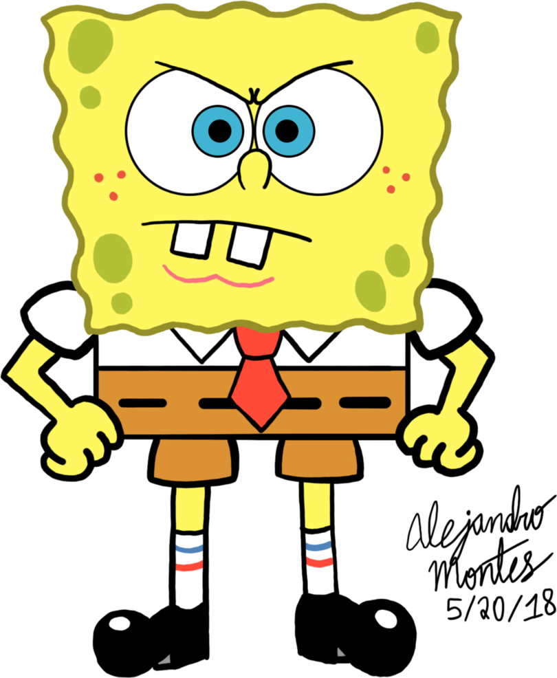 Spongebob Clipart Eye - Cartoon (810x986)