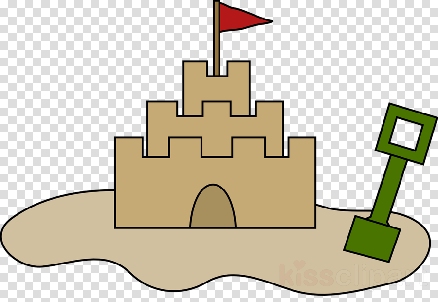 Sandcastle Clipart Sand Art And Play Clip Art - Clip Art New York Skyline (900x620)