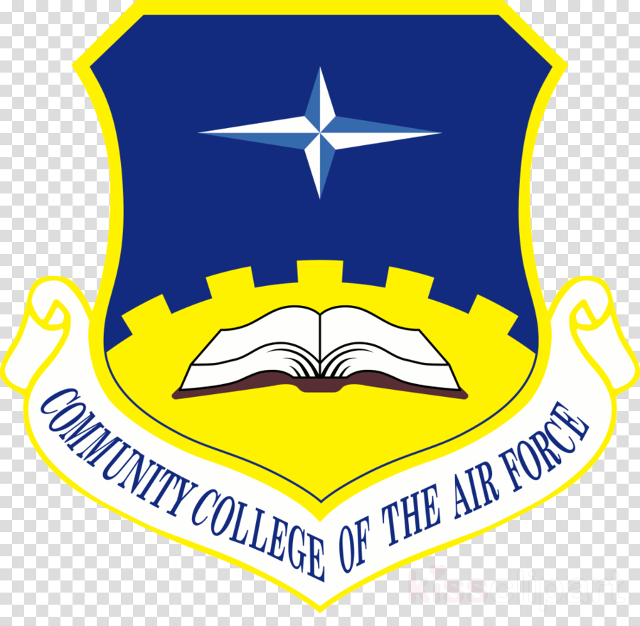 Community College Of The Air Force Logo Clipart Community - Community College Of The Air Force (900x880)