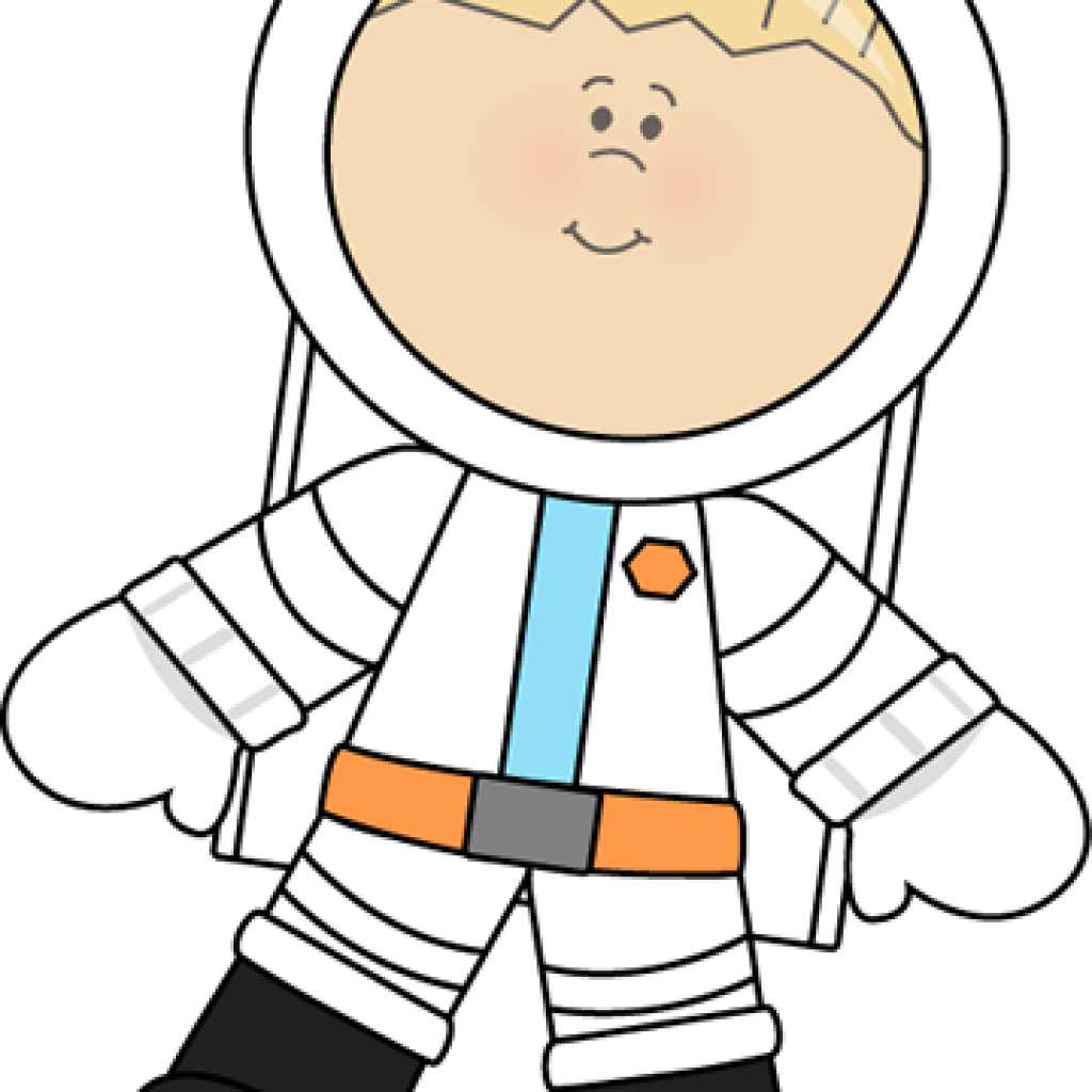 Astronaut Clipart Floating Astronaut Clip Art School - Boy Astronaut Coloring Page (1024x1024)