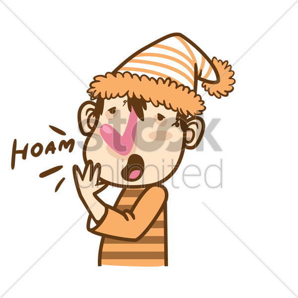 Cartoon Character Yawning Vector Image Stockunlimited - Cartoon Character Yawning Vector Image Stockunlimited (600x600)