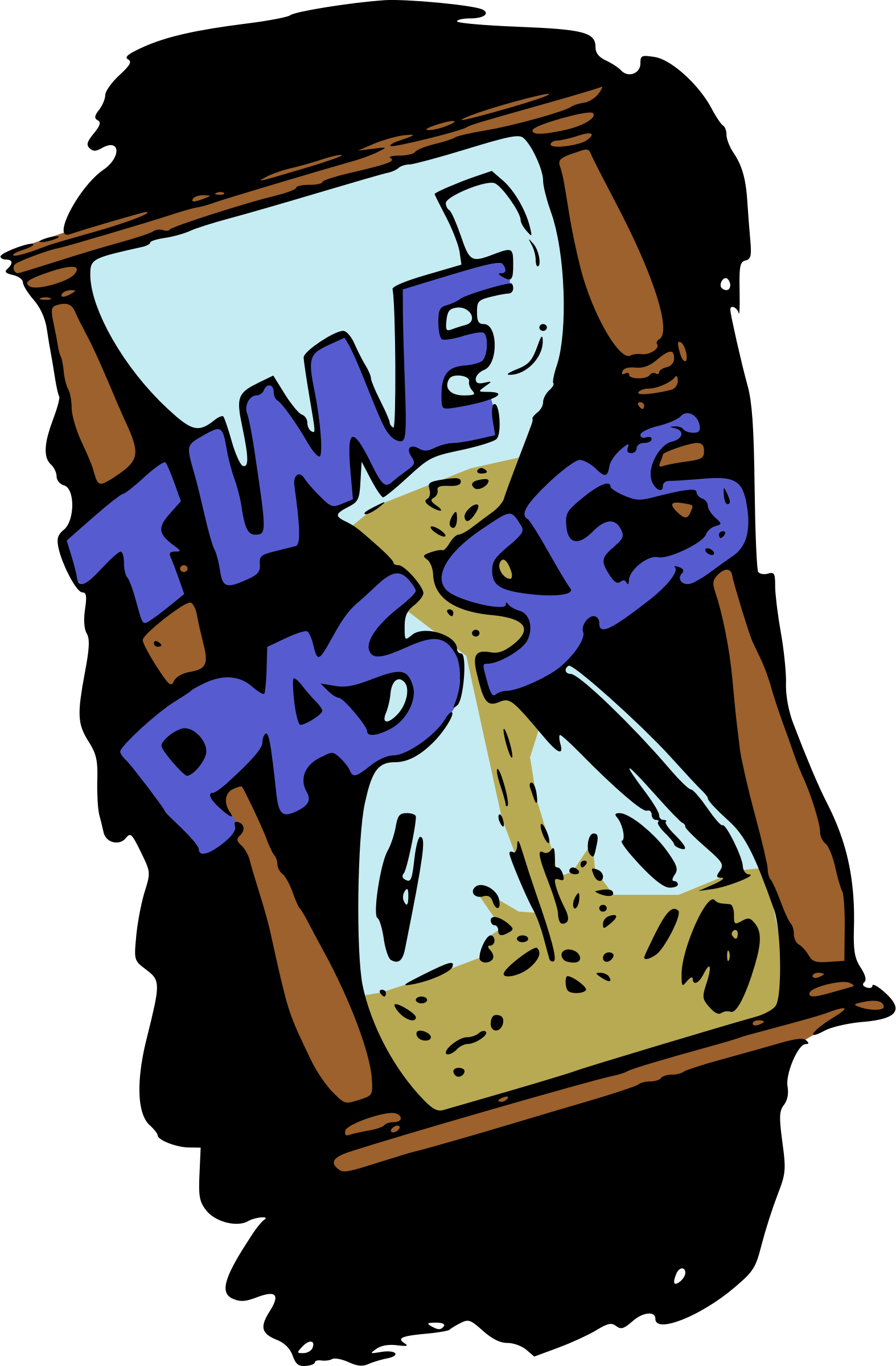 Big Image - Times Gone By Clip Art (1574x2400)