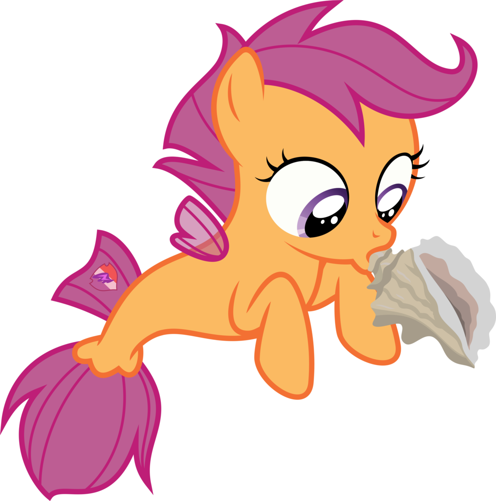 Comments - Mlp Scootaloo Seapony Vector (1015x1024)