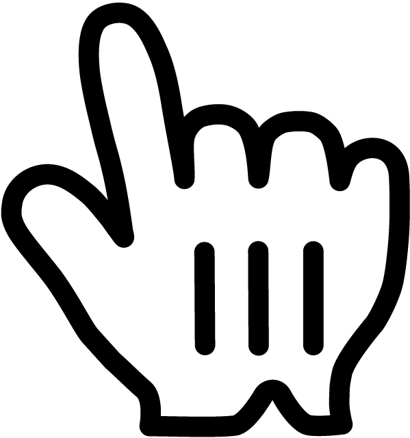 599 X 640 14 - Mac Hand Icon Png (599x640)