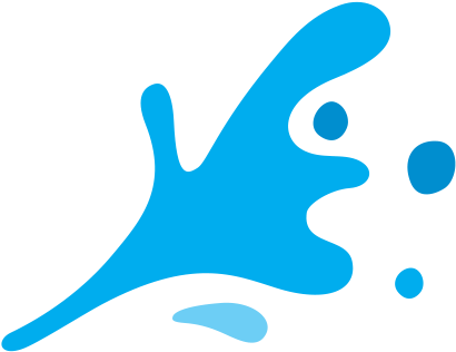 Sv Logo&-splashes 23 - Water Splash Cartoon Png (449x358)