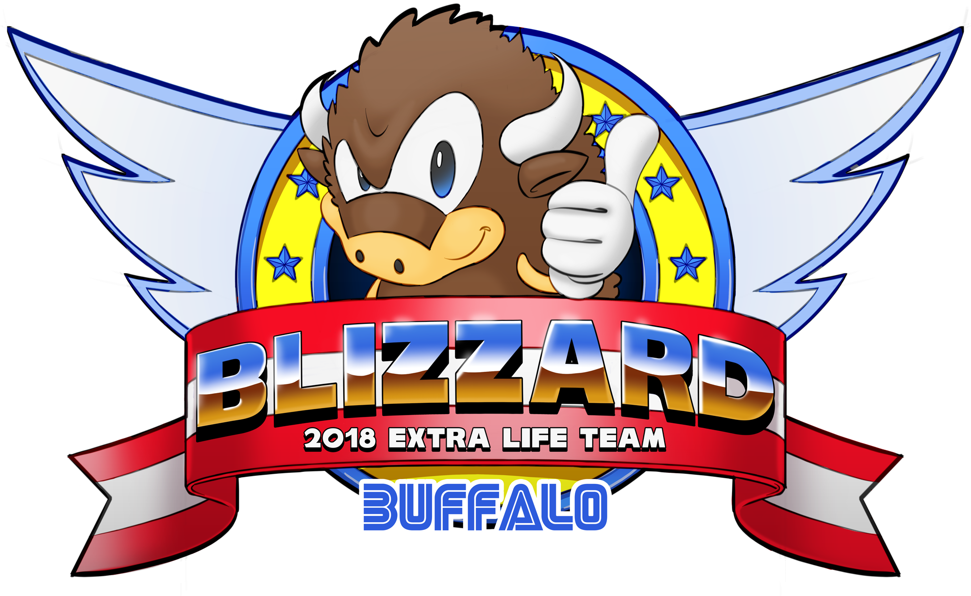 Buffalo Blizzard Extra Life - Cartoon (2000x1228)