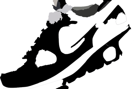 Converse Clipart Shose - Sneaker Icon Transparent Background (450x300)