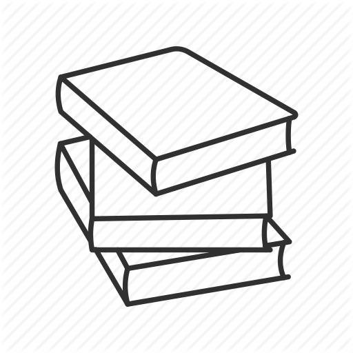 Books Notebook Notes Read - Line Art (512x512)